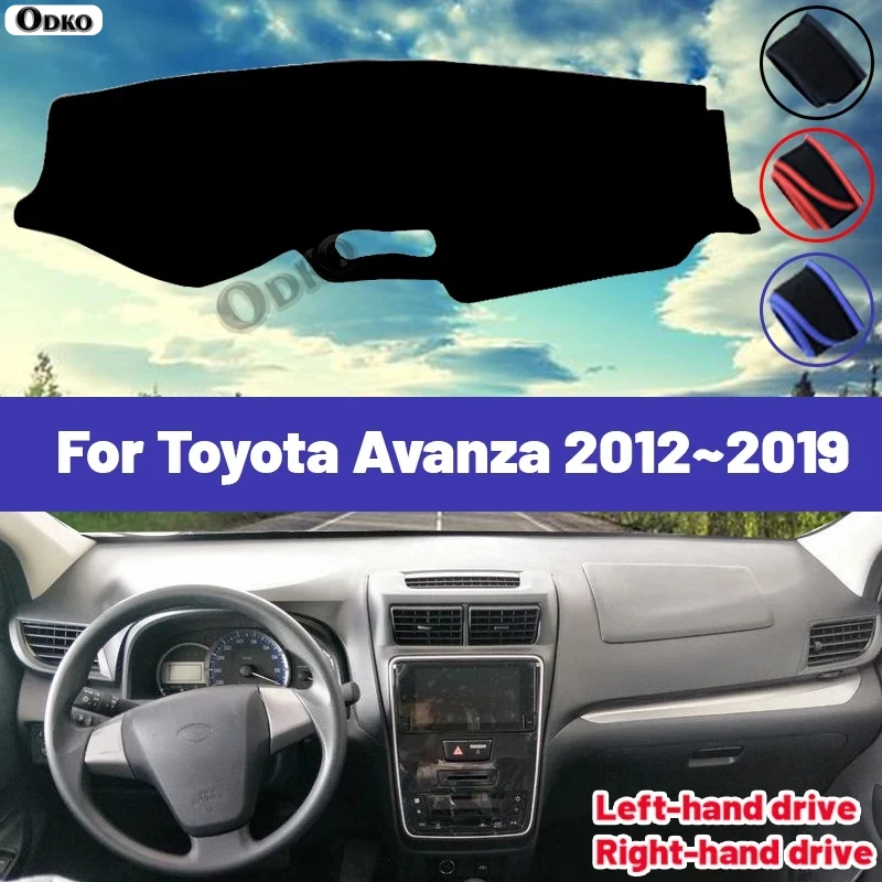 

High Quality For Toyota Avanza 2012- 2019 Car Dashboard Cover Mat Sun Shade Avoid Light Pad Carpets Anti-UV 2015 2016 2017 2018