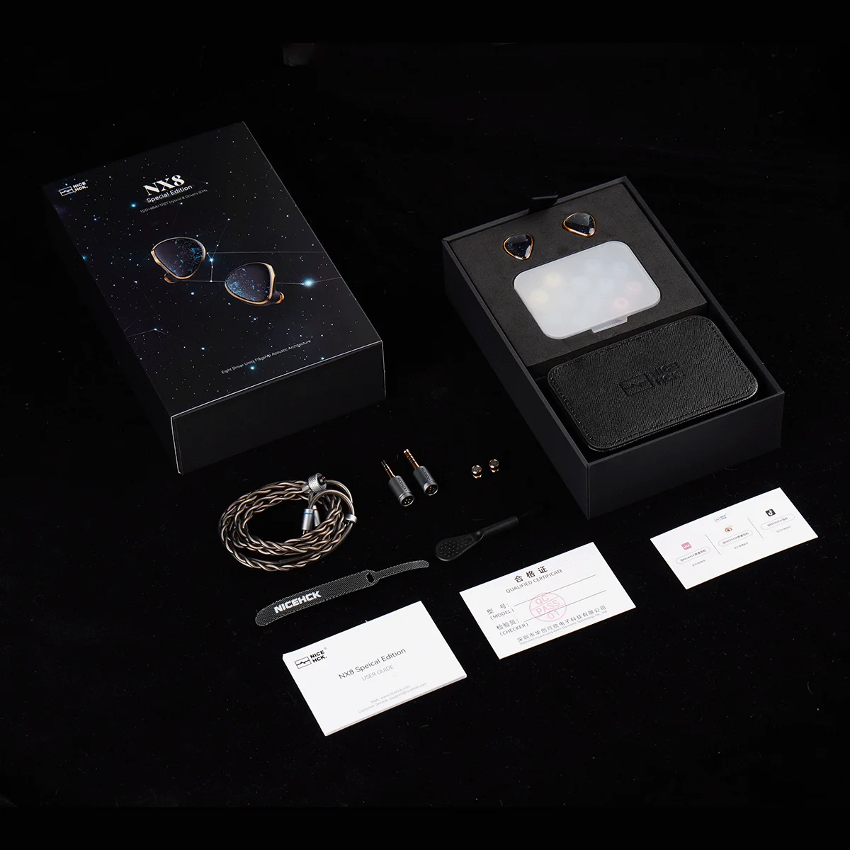 NICEHCK NX8 Special Edition Earphone 1DD+6BA+1PZT Hybrid Wired IEM