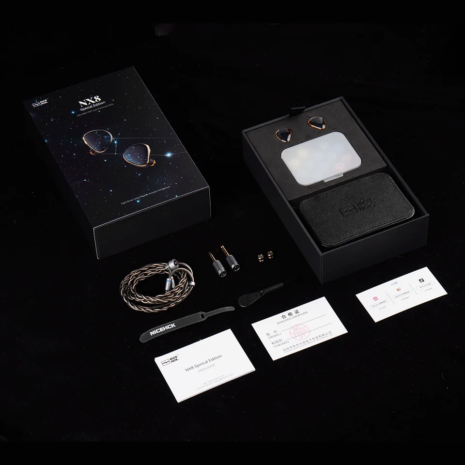 NICEHCK NX8 Special Edition Earphone 1DD+6BA+1PZT Hybrid Wired IEM
