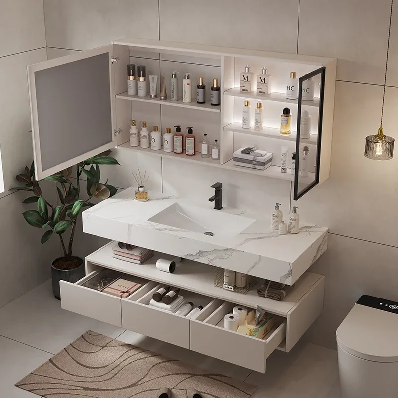 

Washbasin Cabinet Bathroom Wc Furniture Kitchen Locker Corner Closed Storage Toilet Salon Station Open Kast Cabinets Sinks