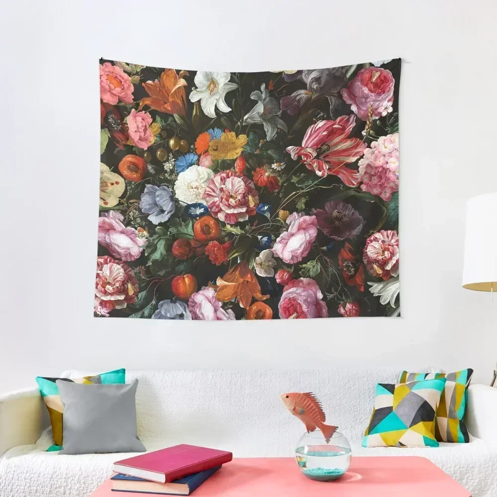 

Dutch Midnight Garden Tapestry Home Decor Accessories Decor For Room Aesthetic Room Decor Wall Hanging Tapestry