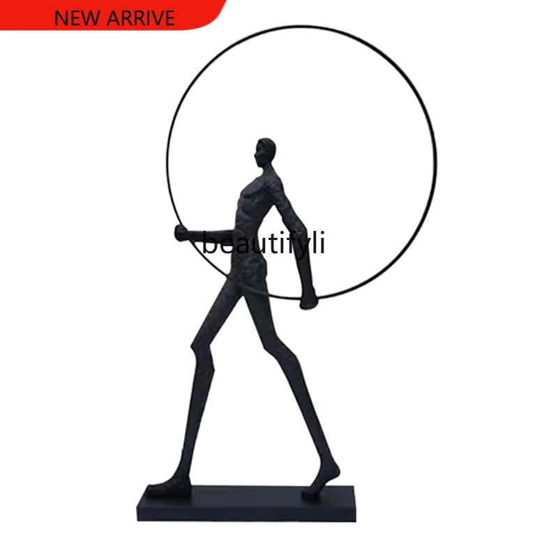 

X Modern Hotel Sales Office Hall Human Sculpture Lobby Decoration Abstract Ornaments