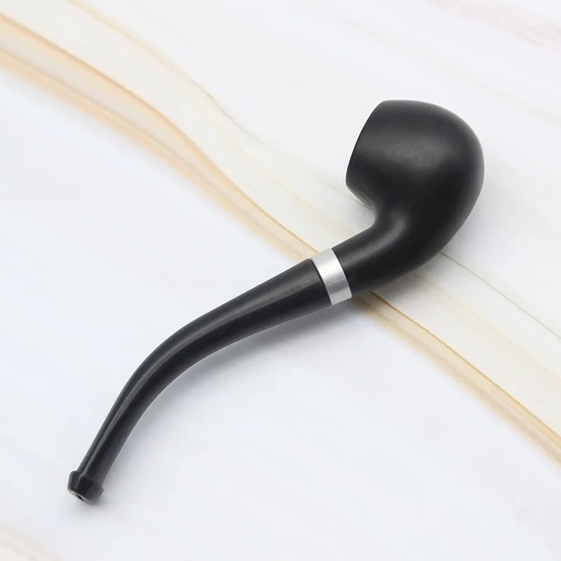 مصغرة المحمولة التدخين الأنابيب السوداء حساسة التدخين التبغ الأنابيب تصفية حامل سيجار صديق الأسرة هدية الرجال اللوازم اللازمة