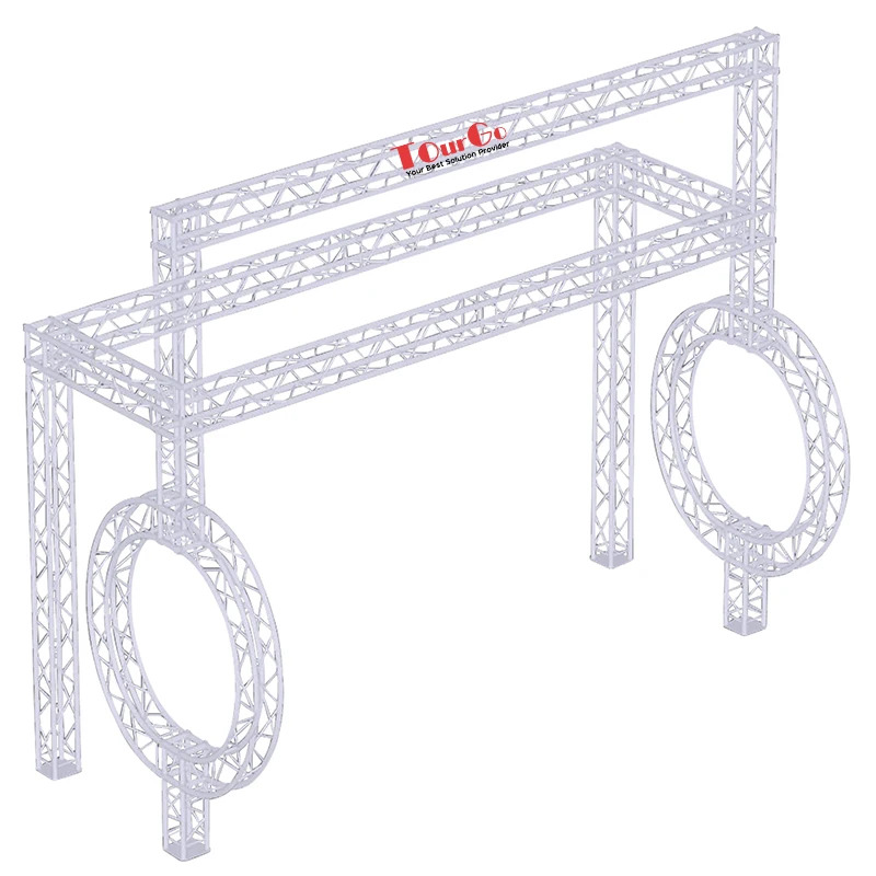 

Double Circle 10X20 Aluminum Exhibition Booth Display Truss