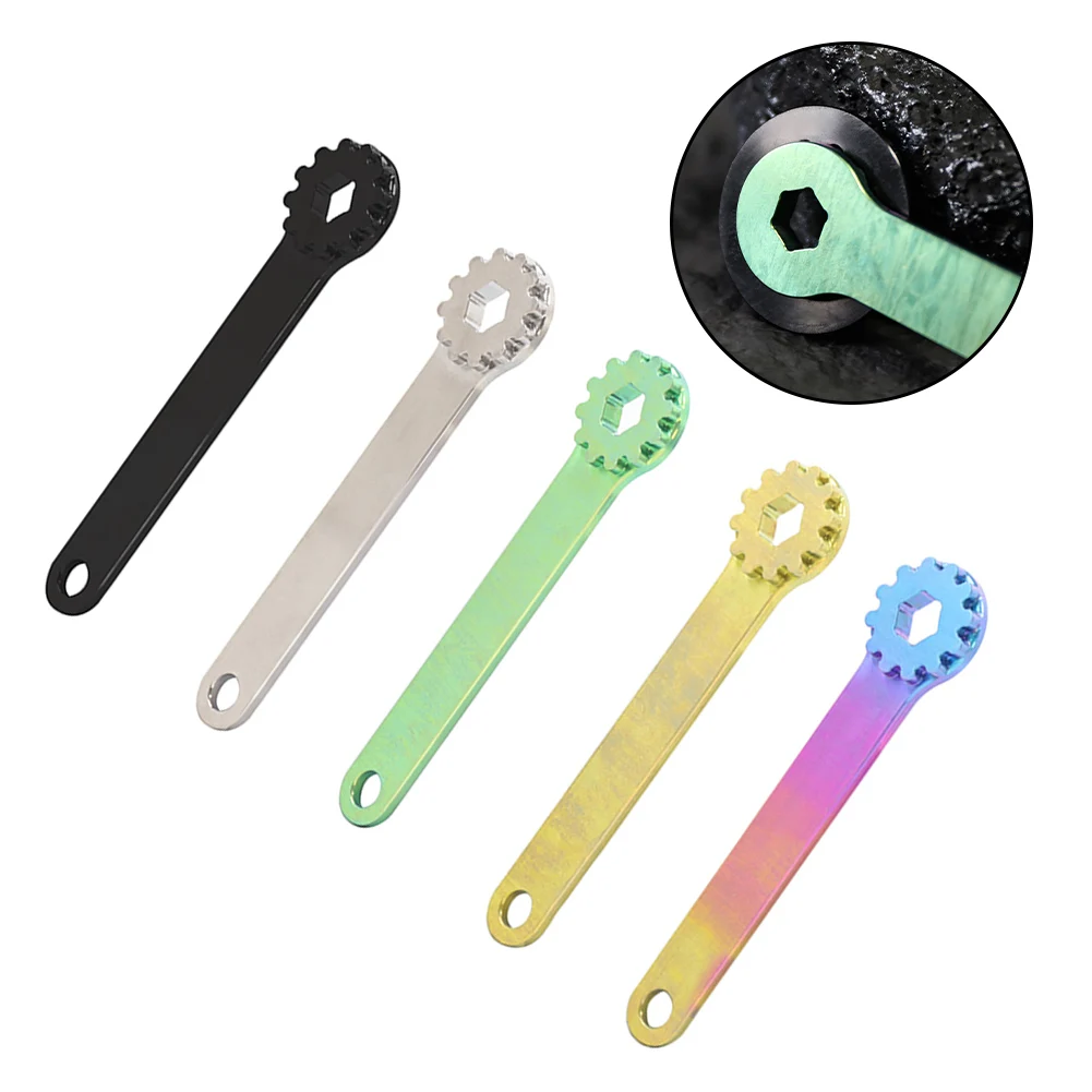 

Crank Removal Tool Crank Cover Wrench For Cycling Maintenance Compact Design Ergonomic Grip Ti Alloy Construction