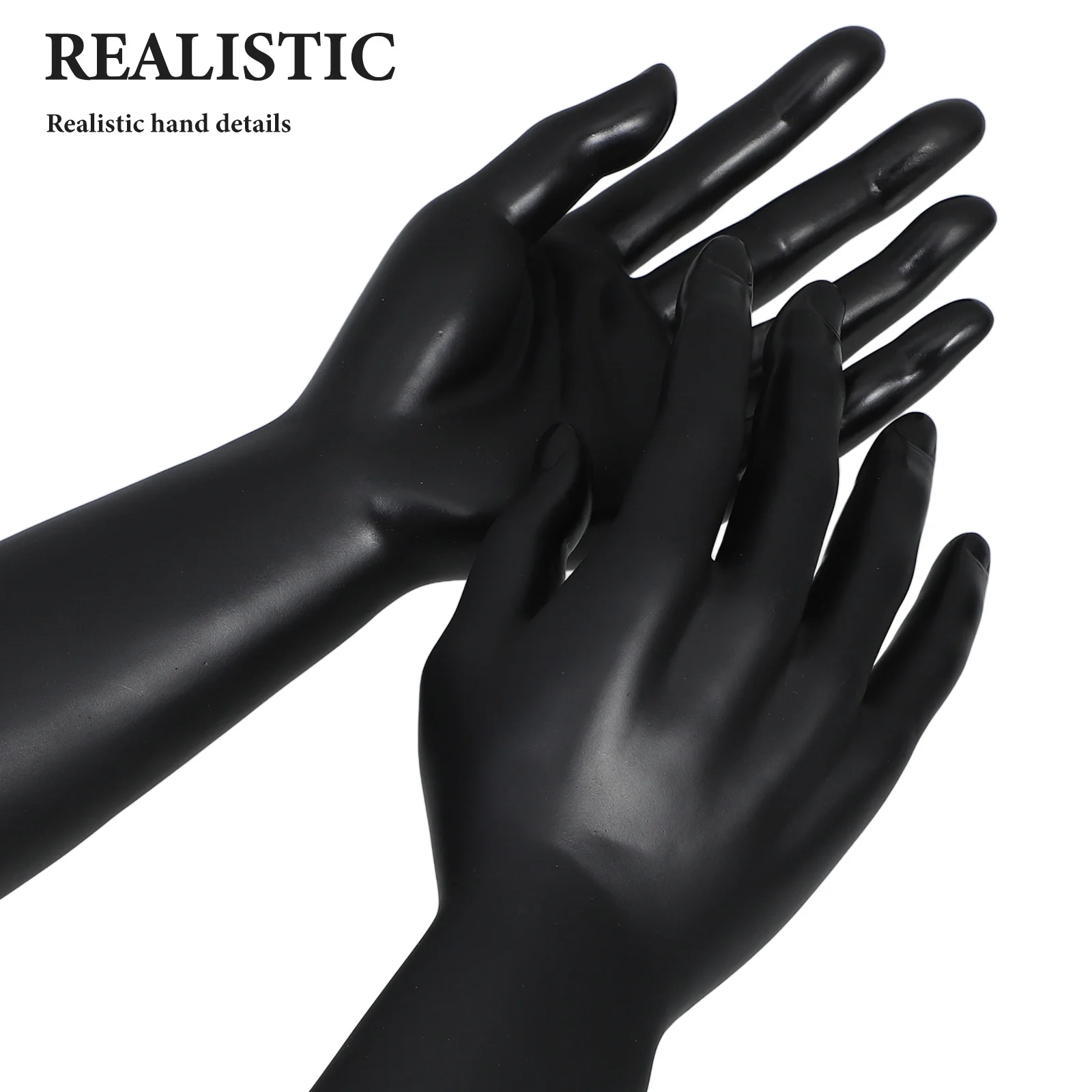 2 قطعة عارضة أزياء واقعية اليد عرض موقف للمجوهرات ساعة حلقة قفاز حامل سطح المكتب متعددة الوظائف كونترتوب حلية حامل