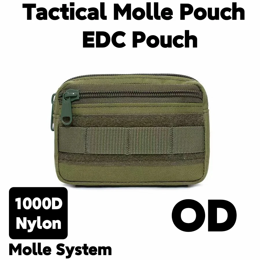 Small Molle Pouch EDC Tool Waist Pack Knife Phone Holder Wallet Outdoor Travel Running Camping Hunting Accessories Organizer Bag view 3