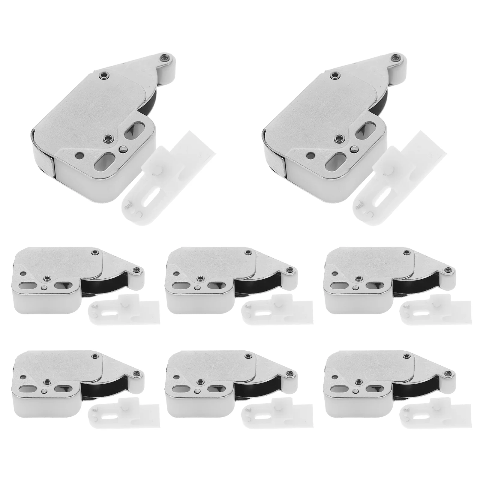 

8 Pcs Elephant Trunk Lock Door Latch Push to Pend Locks and Latches for inside Cabinet Open