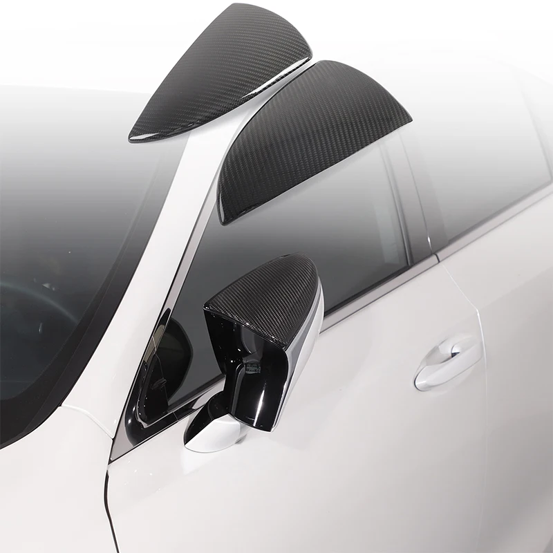 

2Pcs Real Carbon Fiber For Lexus ES UX LS iS LC RC 2018-2025 Car Exterior Mirror Cover Decoration Sticker Protection Accessories