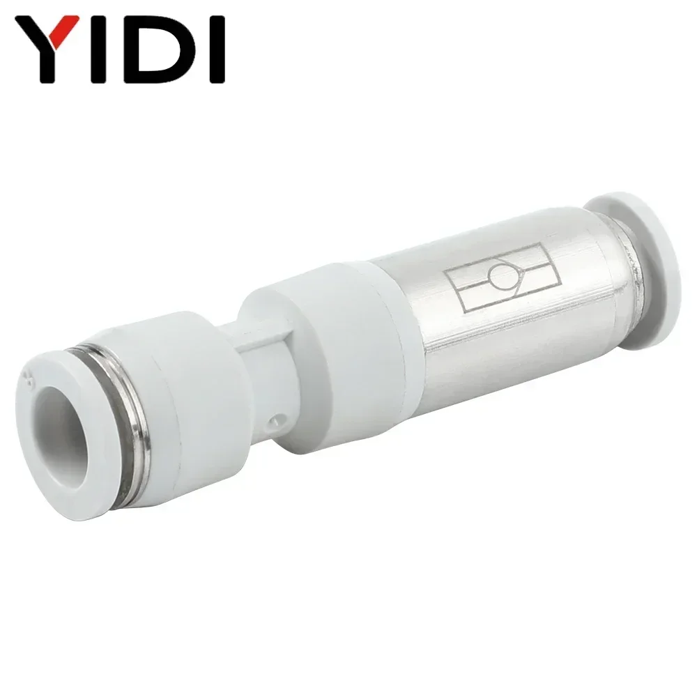 1/5/10 pz connessione pneumatica valvola di ritegno tubo dell'aria tubo di Non ritorno raccordo rapido raccordi 1/2 1/8 6mm 8mm 10mm 12mm