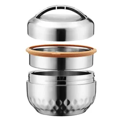 Double Layer Keep Thermos Lunch Box Food Storage Container Portable Bento Lunch Box Stainless Steel Strong Durable Food Case