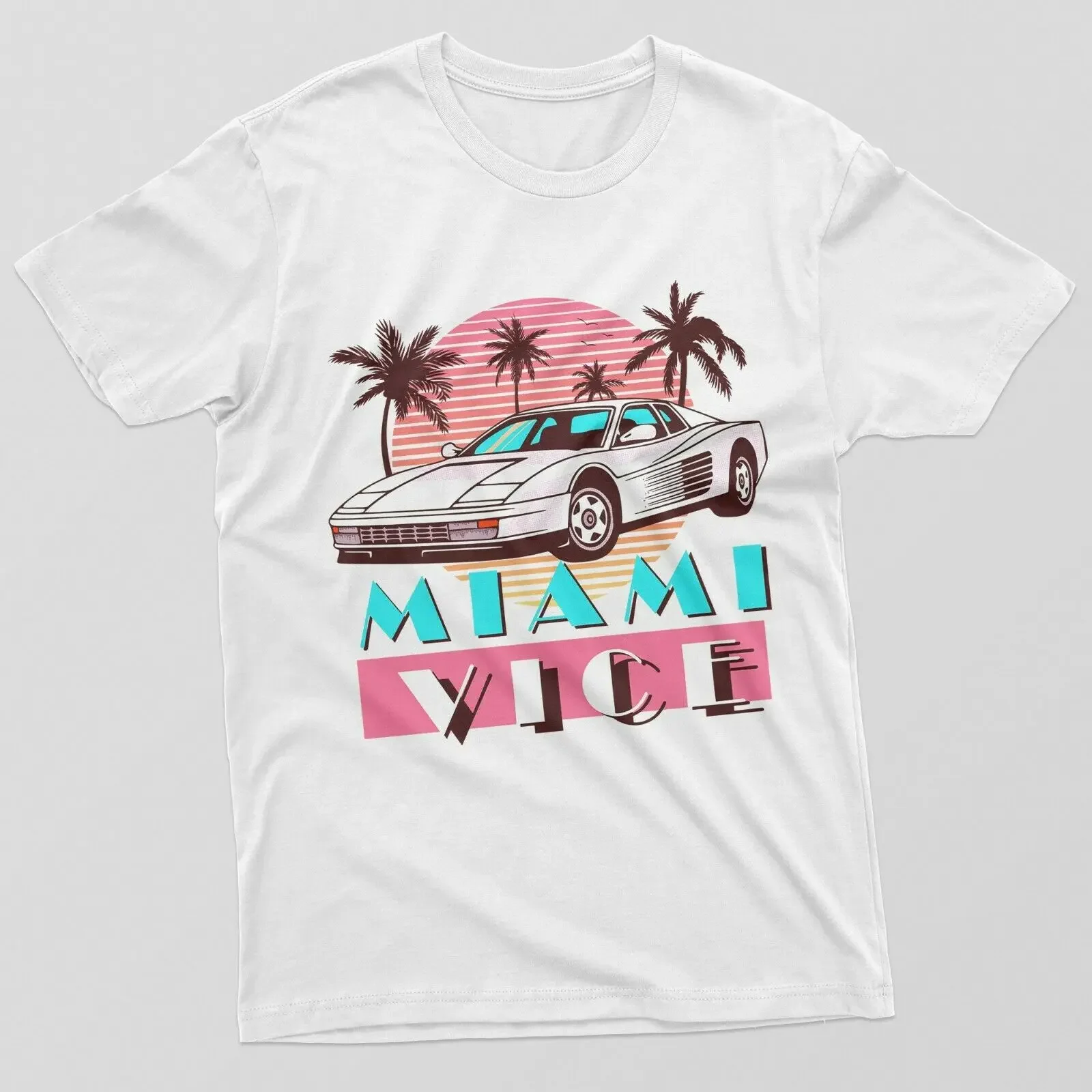 Miami Vice Vintage Retro Shirt, Miami Beach Shirt, Miami Florida Vintage T-Shirt