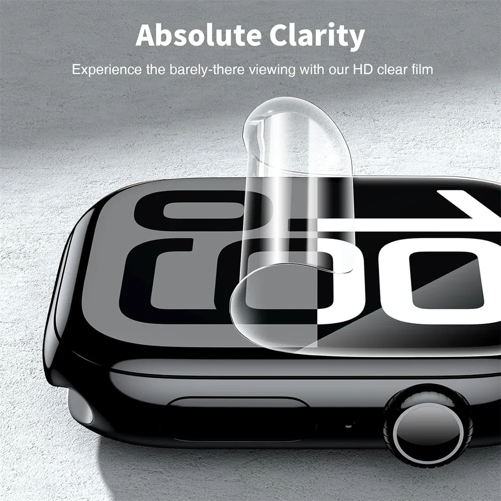 High Definition Protective Film for Apple Watch 10 42mm 46mm Ultra 49mm Series 9 8 7 41mm 45mm 6 5 4 3 SE 44mm 40mm 42mm Film