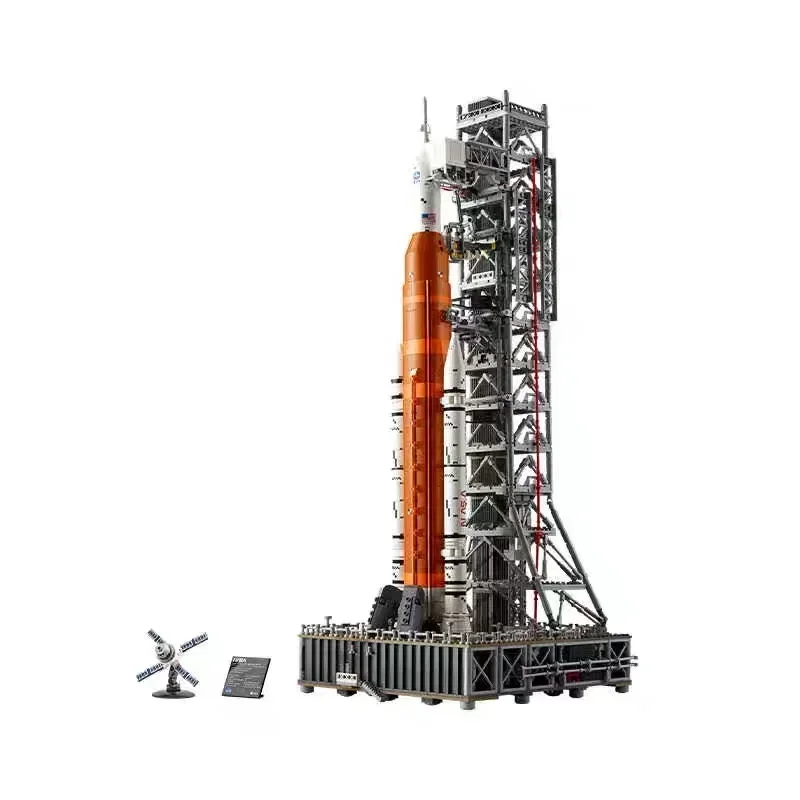 Tijolos Brinquedos para Crianças e Adultos, Icons Space Launch System Model, Building Kit, Space SLS, Presentes, 10341, 3601Pcs