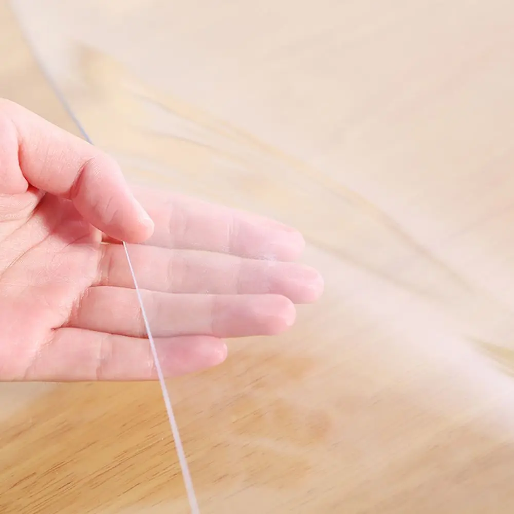 1PC Transparent tablecloth and table mat protective film PVC heat-resistant, waterproof, scratch resistant