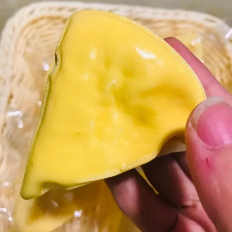 Giocattolo di sfiato di decompressione con pizzico a rimbalzo lento al formaggio appiccicoso Squishy a lenta crescita