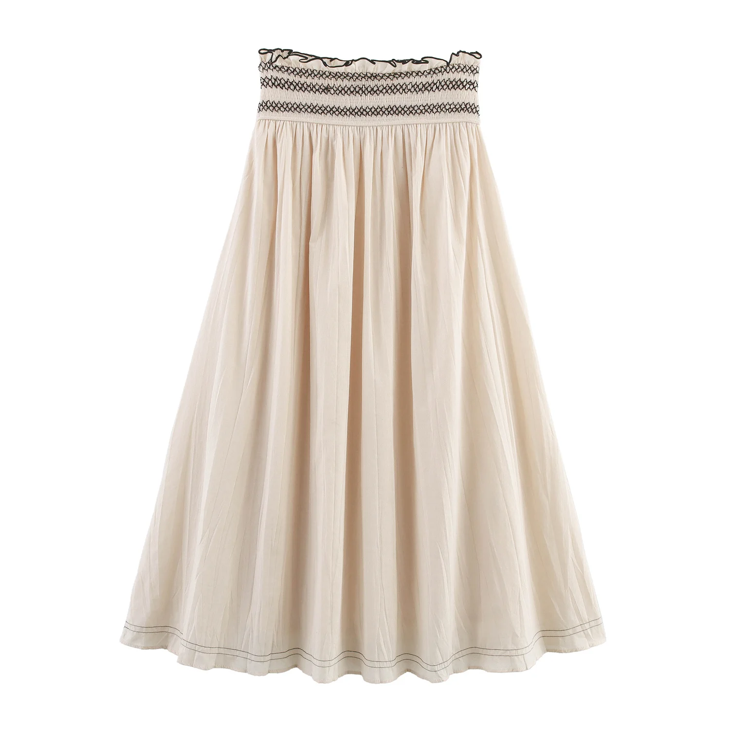 Coleção de Outono JNLEAOG Saia E de Cintura Alta em Estilo Color Blo para Mulheres Vestido Casual de Verão Sem Mangas