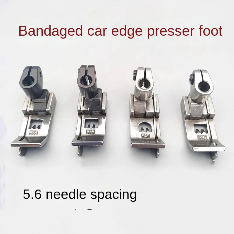 

2200R Three Needle Abd Five Line Flat Lock Machine around the Edge Seam Allowance Presser Foot 0.1 0.2 for Pegasus Silver Arrow