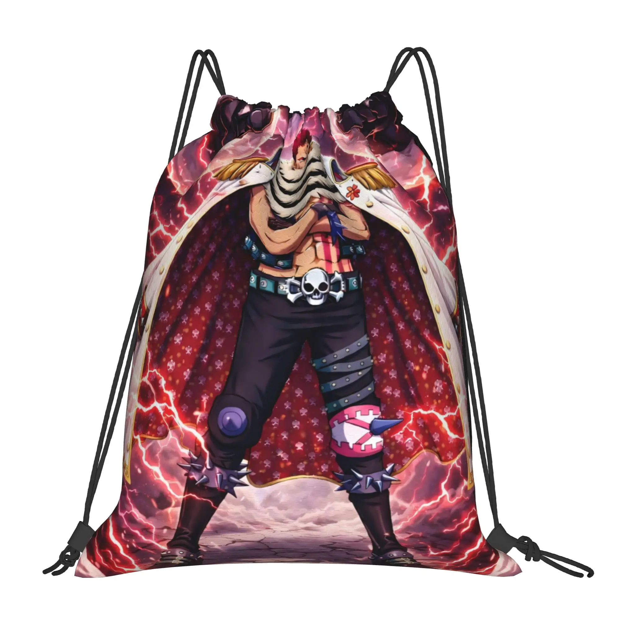 Charlotte Katakuri One Piece - Bolsas con cordón para snorkel, mochila de almacenamiento para buceo, bolsa de natación con bolsillo multifunción
