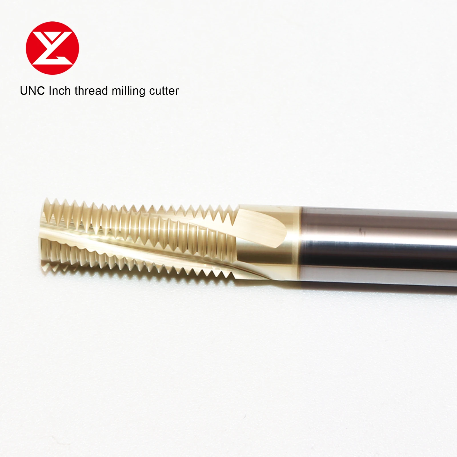 HRC68 Carbide America UNC Cutter Full Teeth Thread Milling Cutter UNC9/16-18 Tungsten Steel EndMill Machining For Aluminum Steel