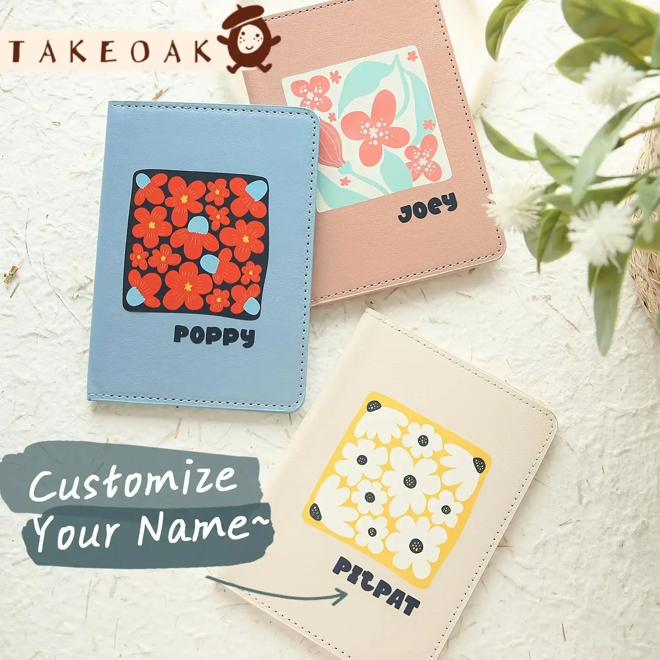 Customized Name Passport Cover Personalized Passport Holder for Bridesmaid Bachelorette Party Wedding Travel Gift 24 Hours Fast