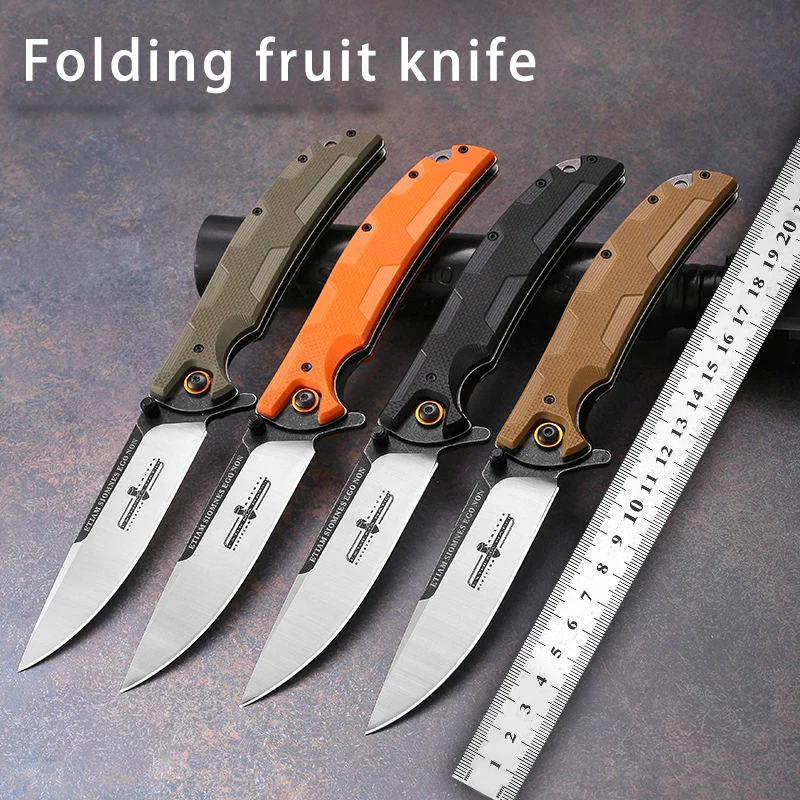 

New Outdoor Folding Knife Multi functional Mini Fruit Knife High hardness Wildlife Knife Camping Portable Knife