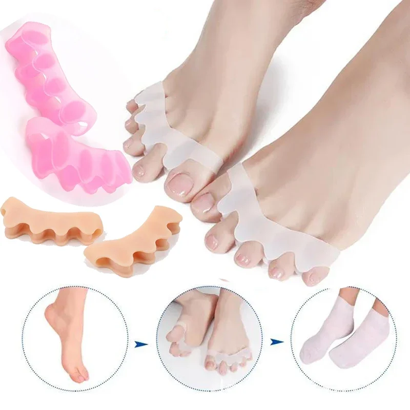 Toe Deformity Corrector Comfort Silicone Bunion Corrector Breathable Toe Separator Corrector De Juanete Foot Care Products