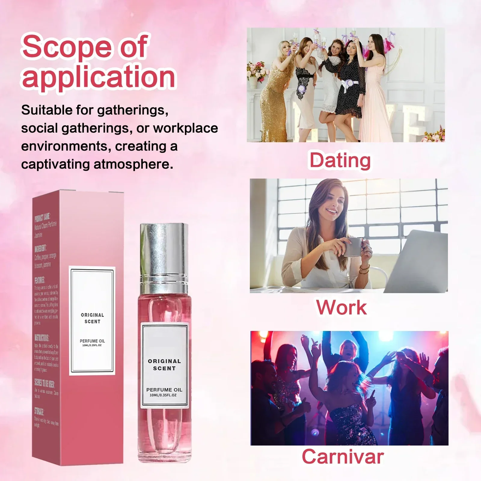 عطر زهرة البرتقال والياسمين، نكهة القهوة الغنية، رائحة لطيفة، شعور طازج ومرحب، يضيف جوًا رومانسيًا #5