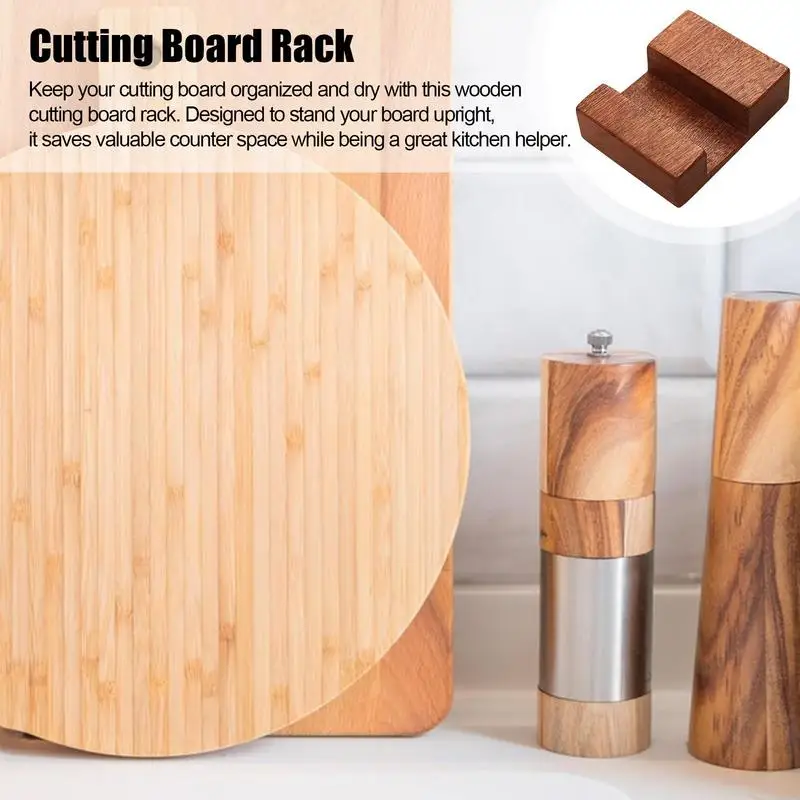 Cutting Board Rack High Quality Wood End Grain Cutting Boards Chopping Board Organizer Stand Holder Durable Kitchen Accessories