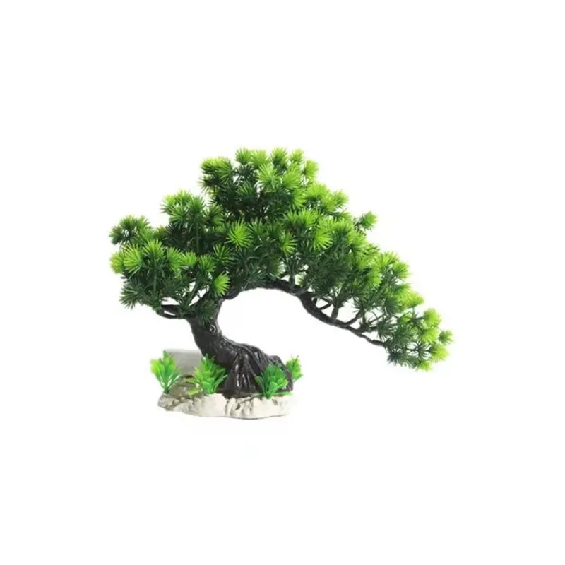 

Aquarium Sand Table Landscape Tree Fish Tank Landscape Decoration Artificial Plastic Tree Shape Simulation Greeting Pine