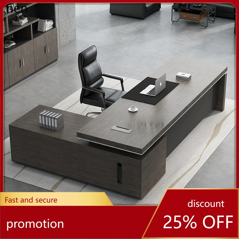 

HXL Single Office Desk and Chair Set Executive Desk Simple Office Furniture Large Desk