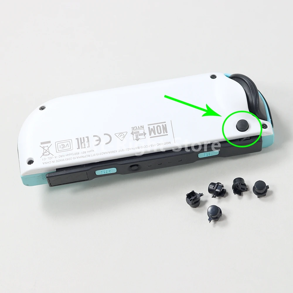 2 قطعة زر اليسار الأيمن لنينتندو سويتش Joy Con قفل زر مقبض المشبك زر لوحدة التحكم في ألعاب التبديل NS