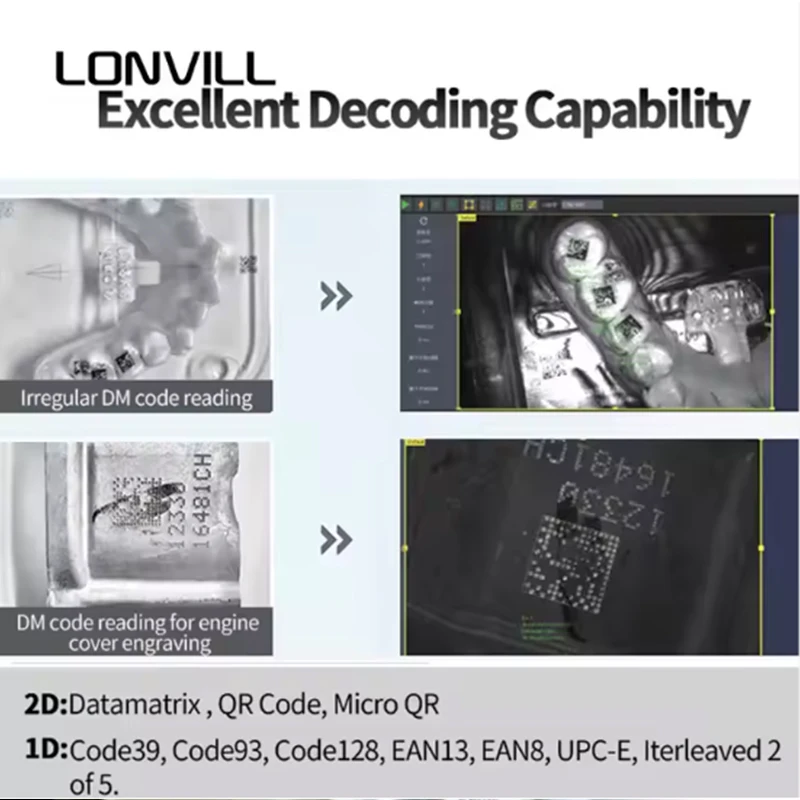 LONVILL OEM Barcode Scanner 2d Barcode Scanner For Sale,barcode Qr Code Scanner With USB RS232