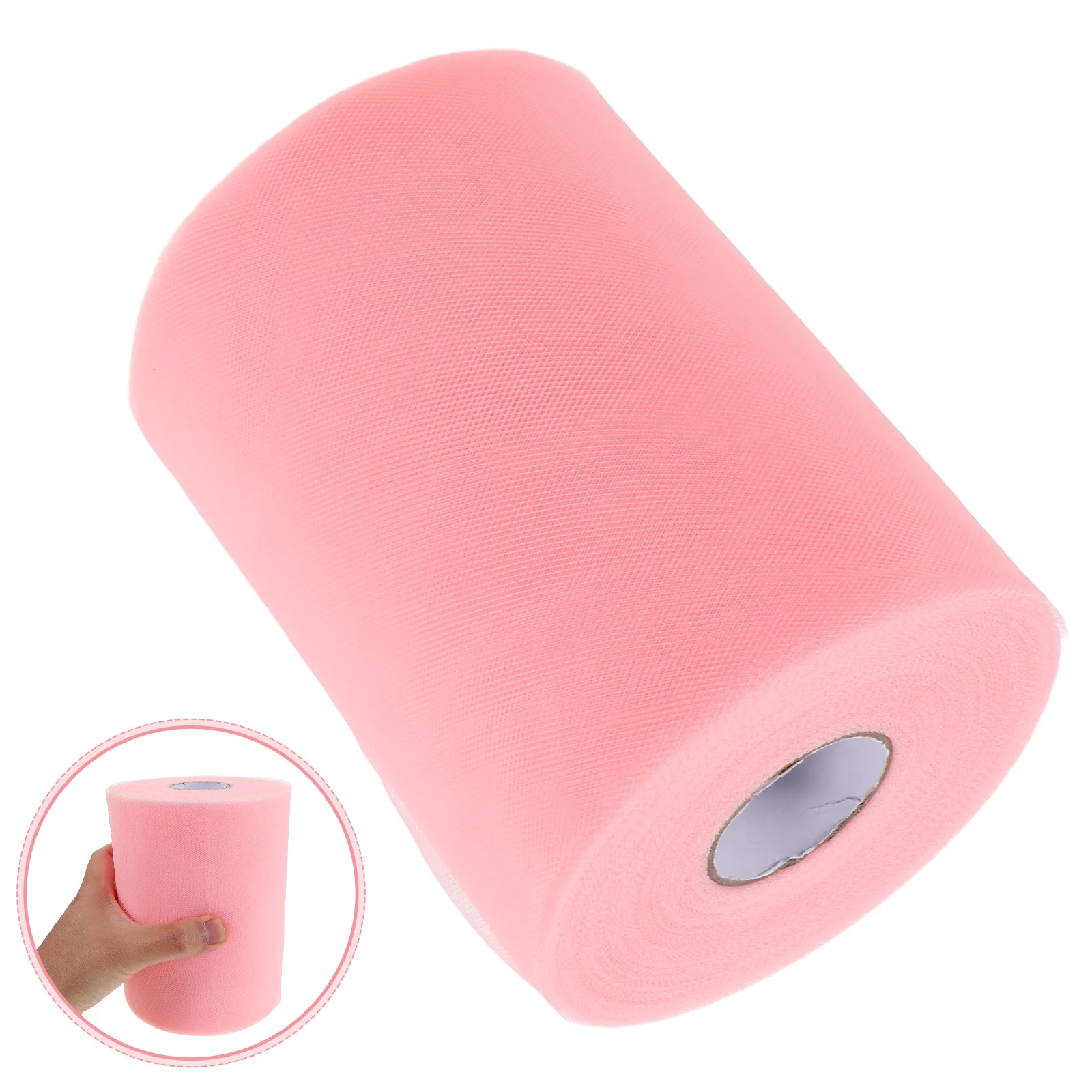 

15cmx100y Soft Polyester Tulle Fabric Roll Sheer Mesh for Wedding Decor Party Decorations Tutu Skirts DIY Fabric Mesh