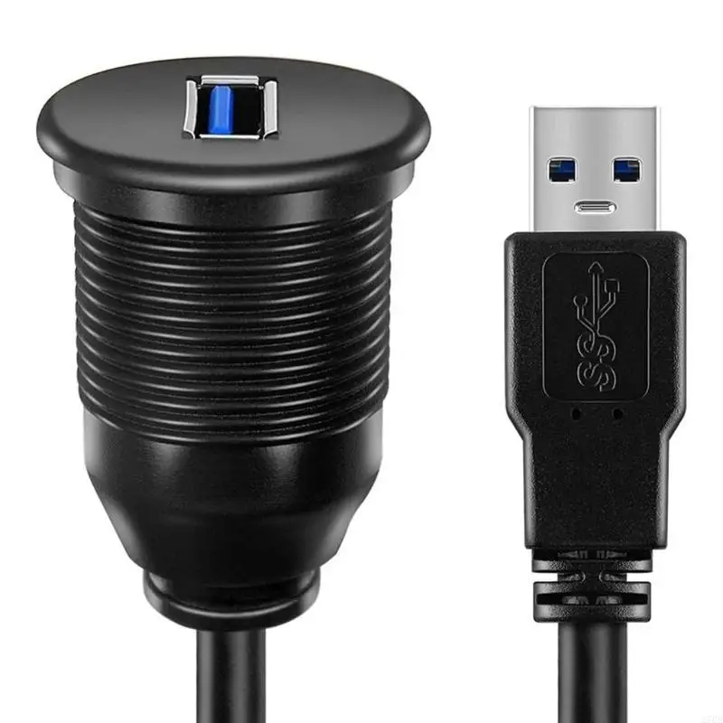 270B snelle snelheid USB3.0 mannelijke naar vrouwelijke auditieve verlengkabel voor autoboten motorfietsdashboard paneel kabel
