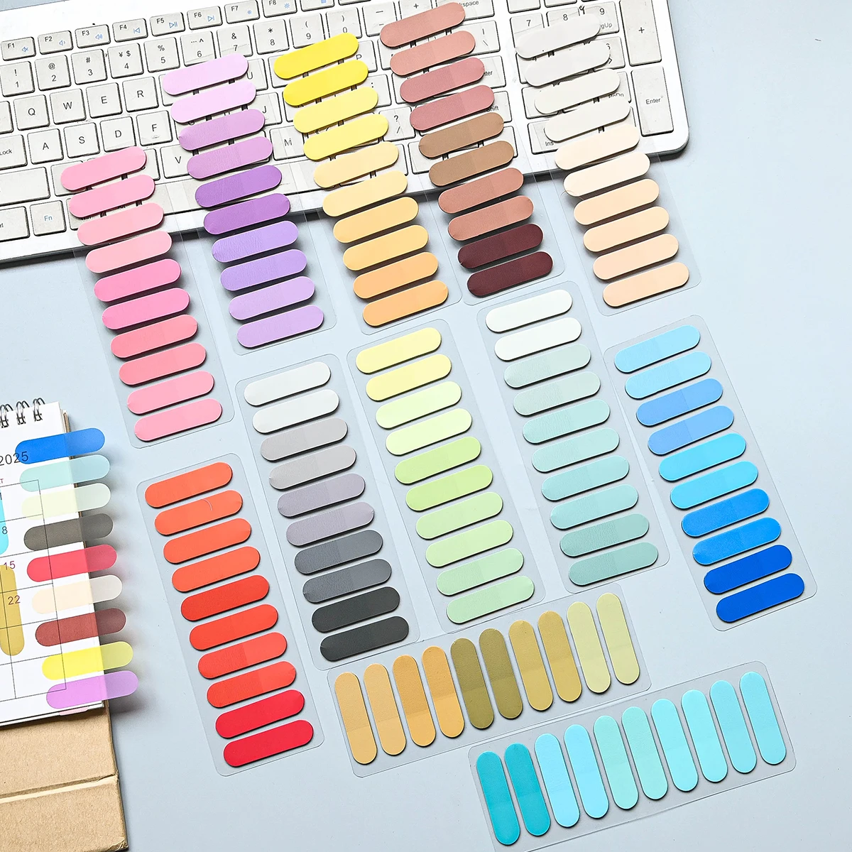 200-2400Sheets Transparent Index Creative Memo Pads Office School Stationery Self-Adhesive Stickers Posted It Sticky Note Pads