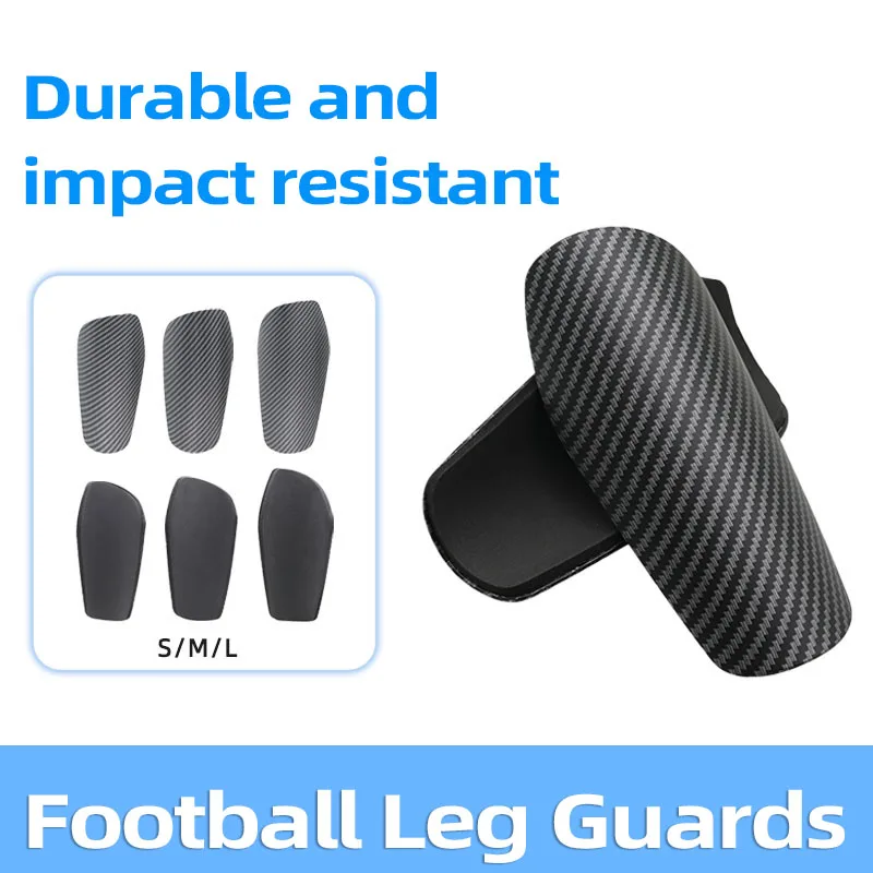 Third Generation Imitation Carbon Fiber Shin Guards Adults Youths Kids Style Strong And Impact-resistant Football Leg Guards