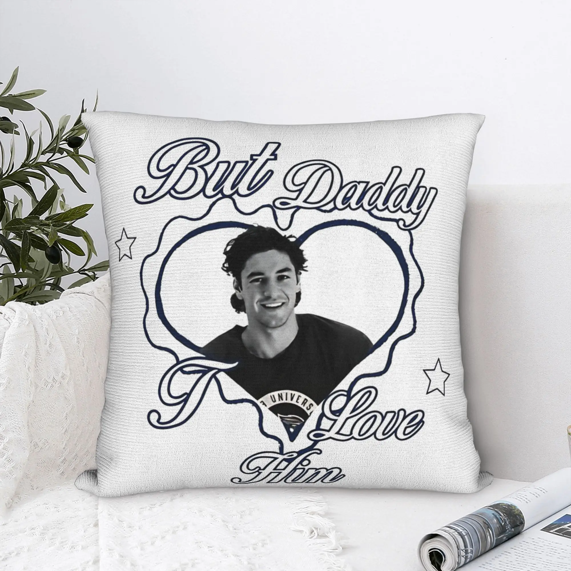 Off campus But Daddy Him DI Laurentis  Square Pillow Case Cushion Covers Awesome Zipper Decorative Pillowcover for Car 40*40cm