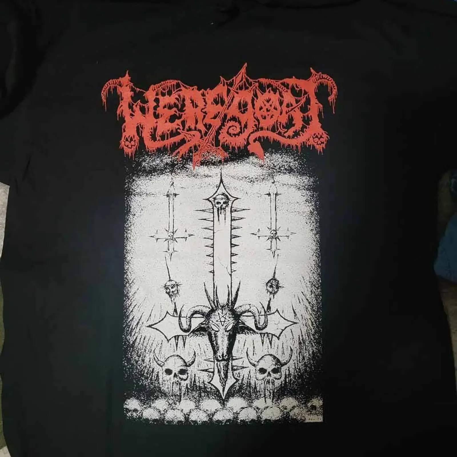 Weregoat The devils lust for Fan S to 5XL T shirt BT1275 vintage Washed Versatile Breathable streetwear Soft Casual Stylish