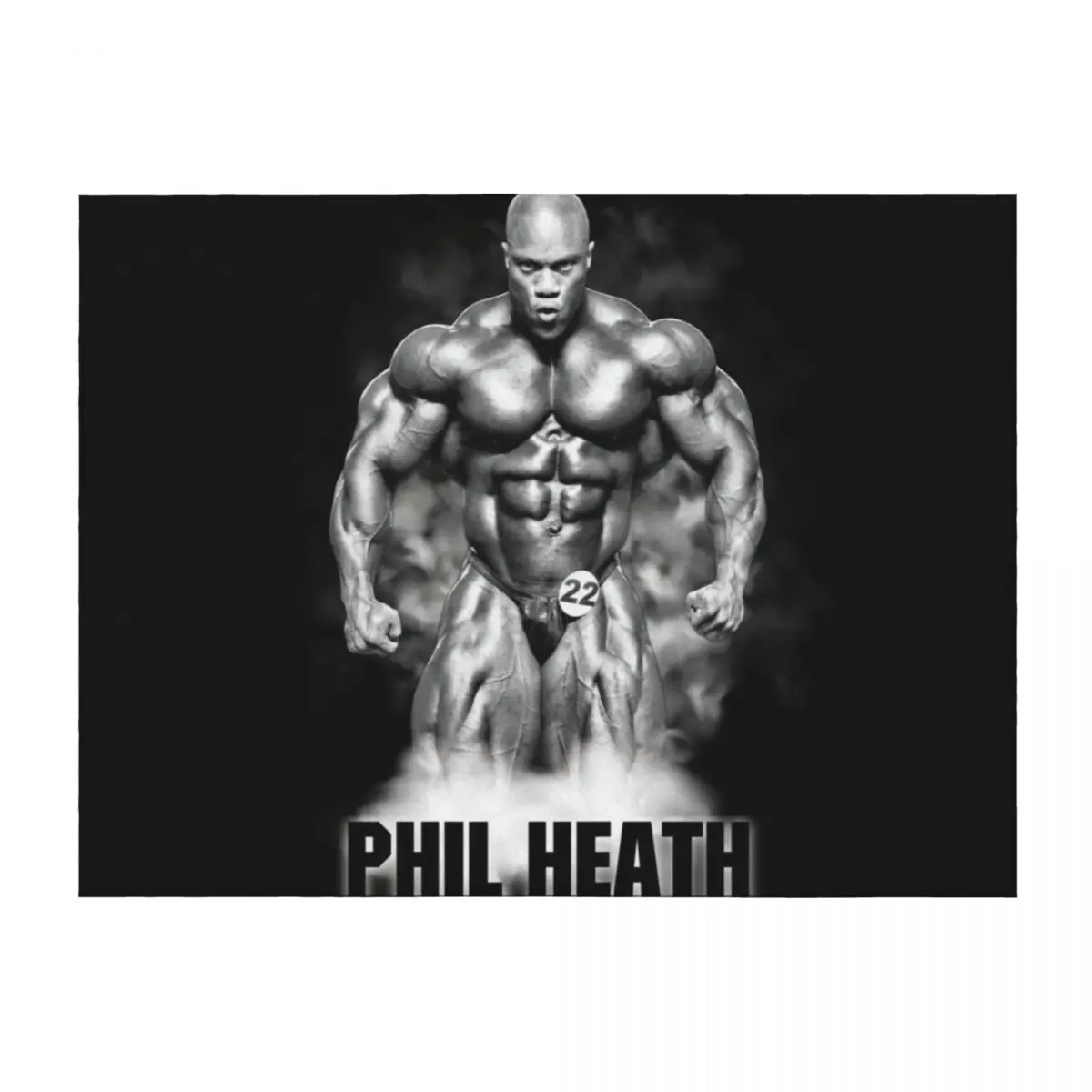 

Phil Heath Bodybuilder Throw Blanket cosplay anime Decorative Sofa Nap Luxury Brand Blankets