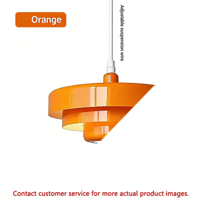 

Средневековая ретро-люстра оранжевого цвета для столовой, ресторана, домашнего декора, светодиодный потолочный светильник для кафе, бара, подвесные светильники