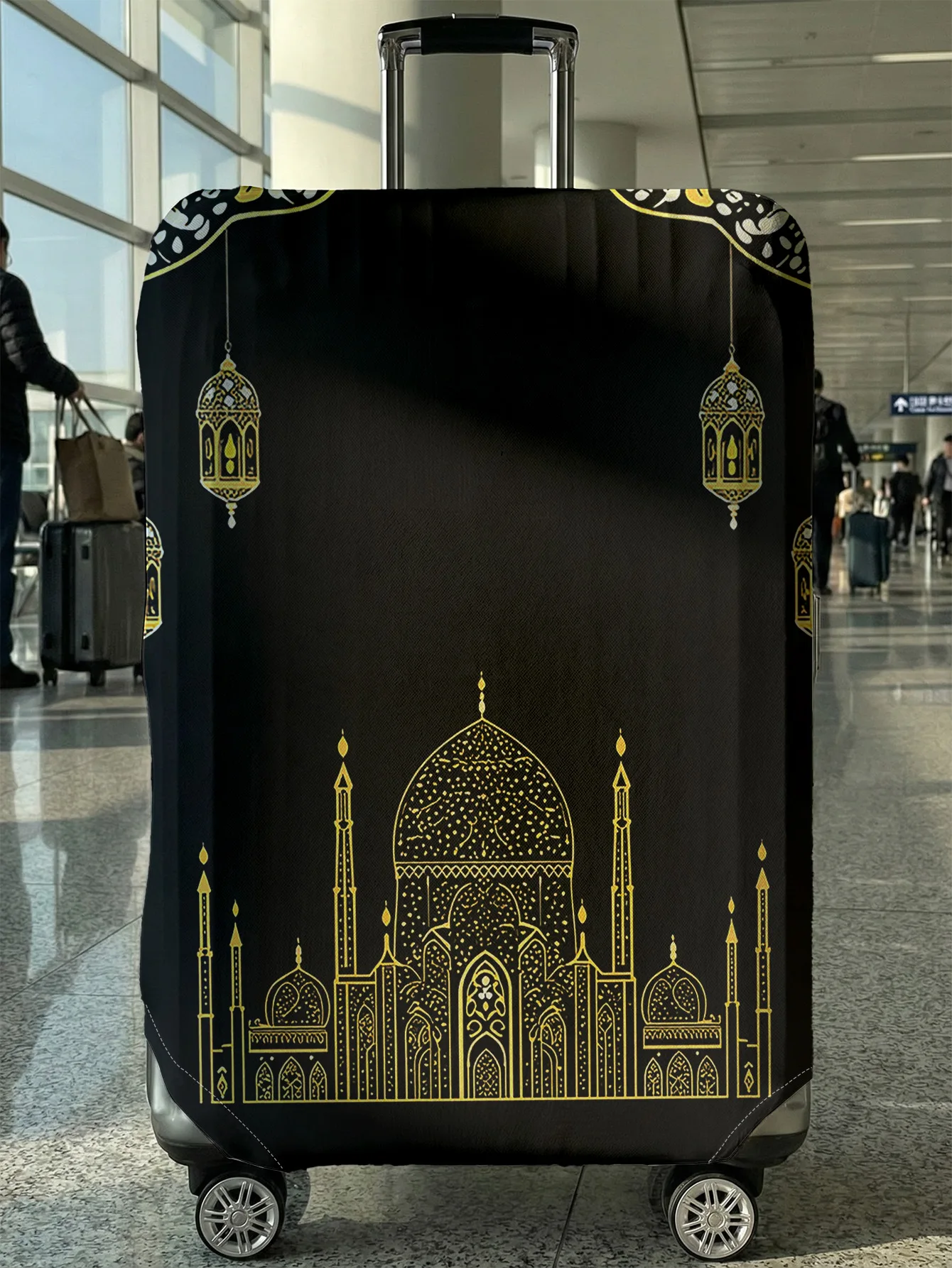 

Mosque lantern luggage protection cover, suitable for 18-32 inch luggage covers, luggage handle gloves, travel accessories