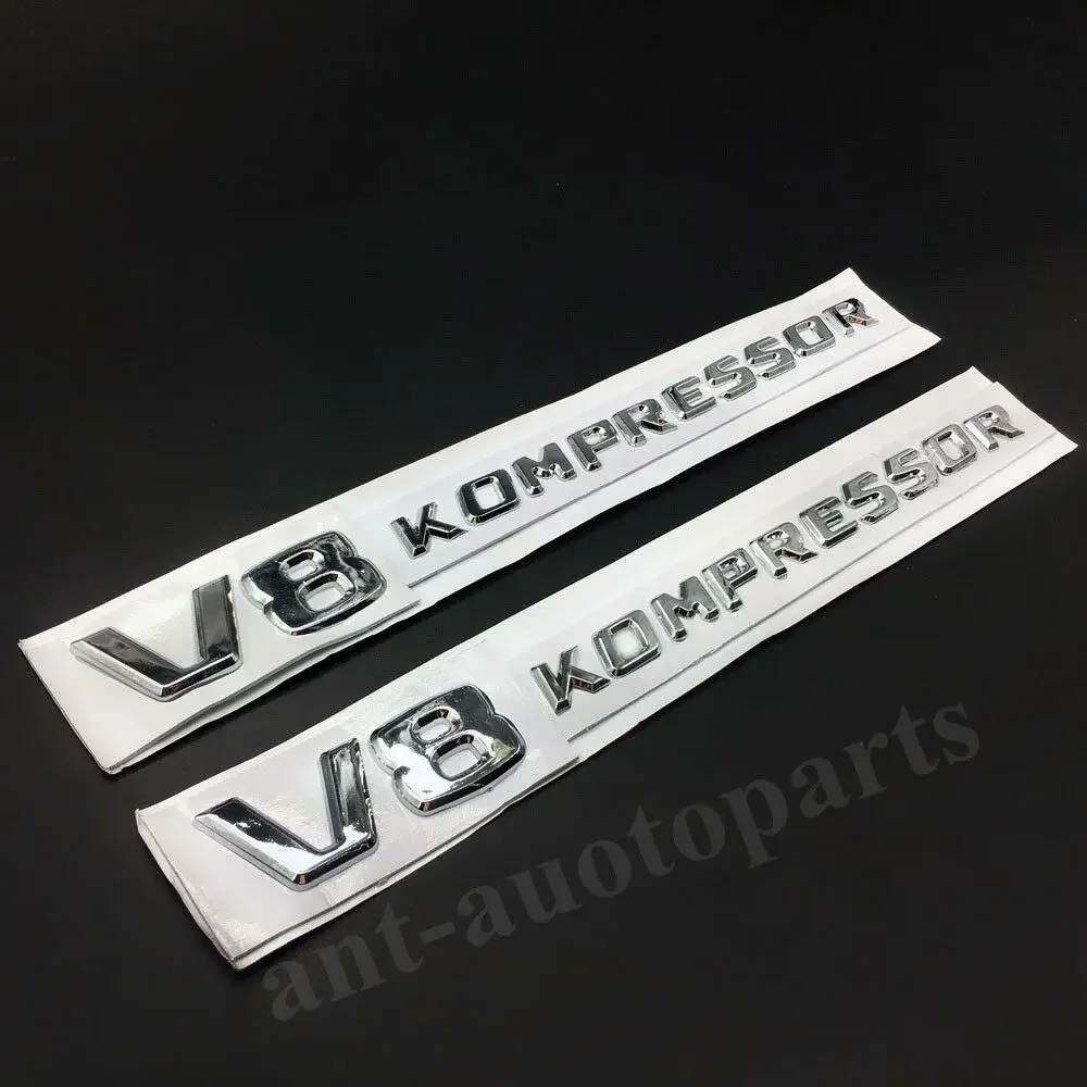 

2шт V8 KOMPRESSOR эмблема автомобильный значок наклейка наклейка