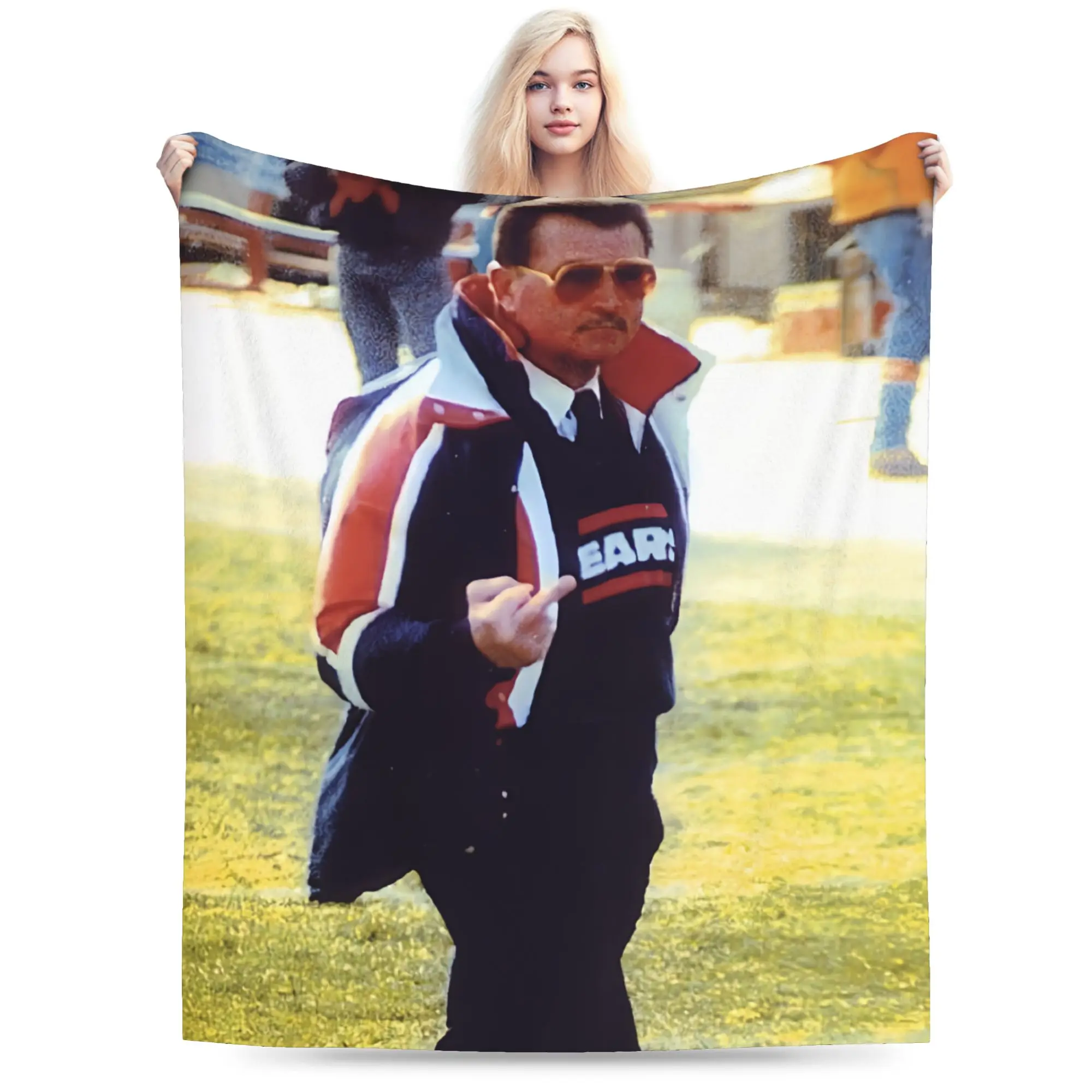 RIP Mike Ditka Blanket Multiple Sizes Soft and Lightweight  Throw Blankets for Couch Sofa and Bed