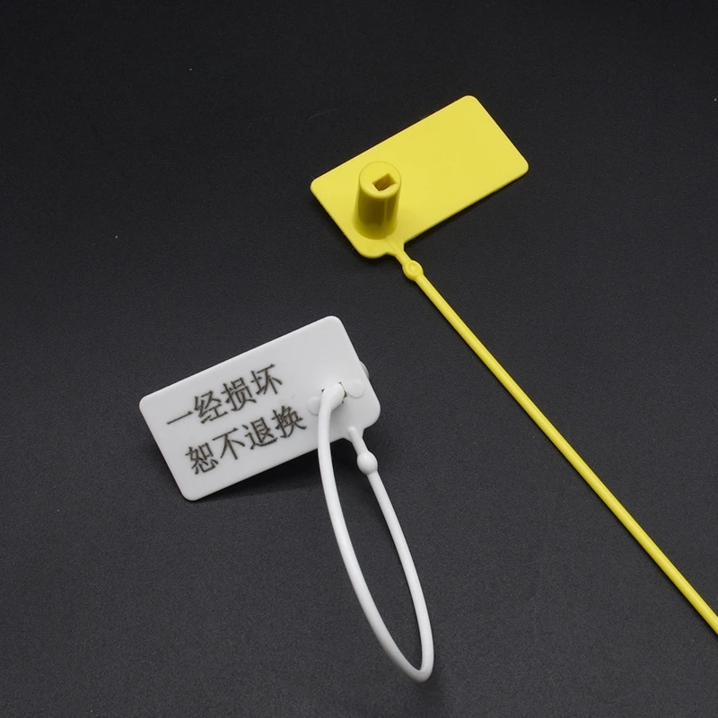 500PCS Anti-Counterfeiting Seals for Clothes & Shoes Safety Buckle Disposable Plastic Tags Locks - Security Sealing Solution