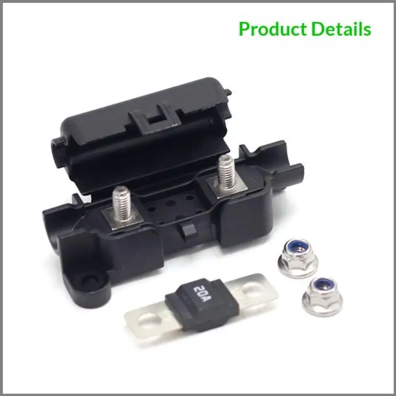 Hot Sale Single Stud Fuse Holder With Cover 32V-125V Strip Type Circuit Protection Block For Vehicle Electrical Modification