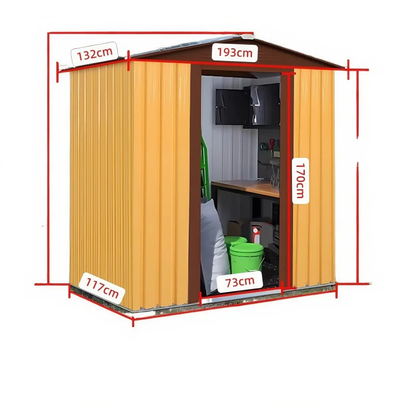 Large Capacity Garden Storage Shed for Tools, Lawn Equipment | Easy Assembly