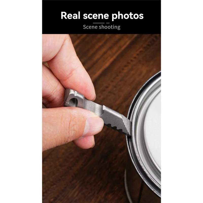 

ABWZ-подвеска, портативный небольшой лом из титанового сплава, многофункциональная открывалка для бутылок, которую можно использовать открыть банки на открытом воздухе