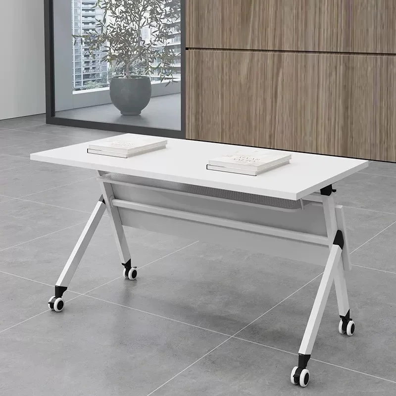

Folding conference table Movable chair Combination desk Splicing training table and chair