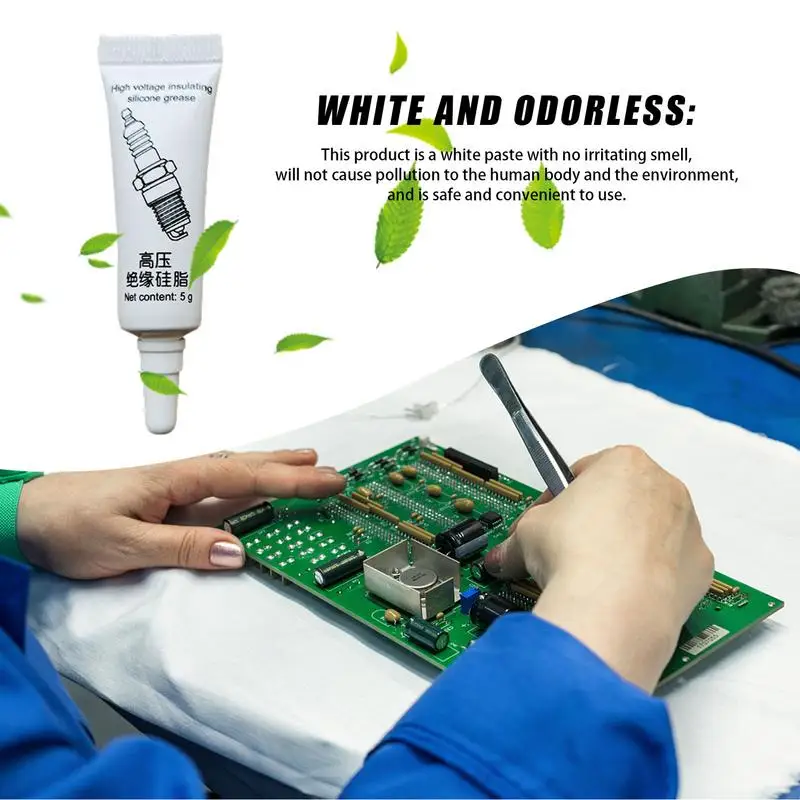 Picture 5: Dielectric Grease Automotive High-voltage Insulation Silicone Grease Lubricant Portable High Temp Grease for Electrical